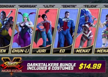 Skins Darkstalkers agora para Street Fighter V